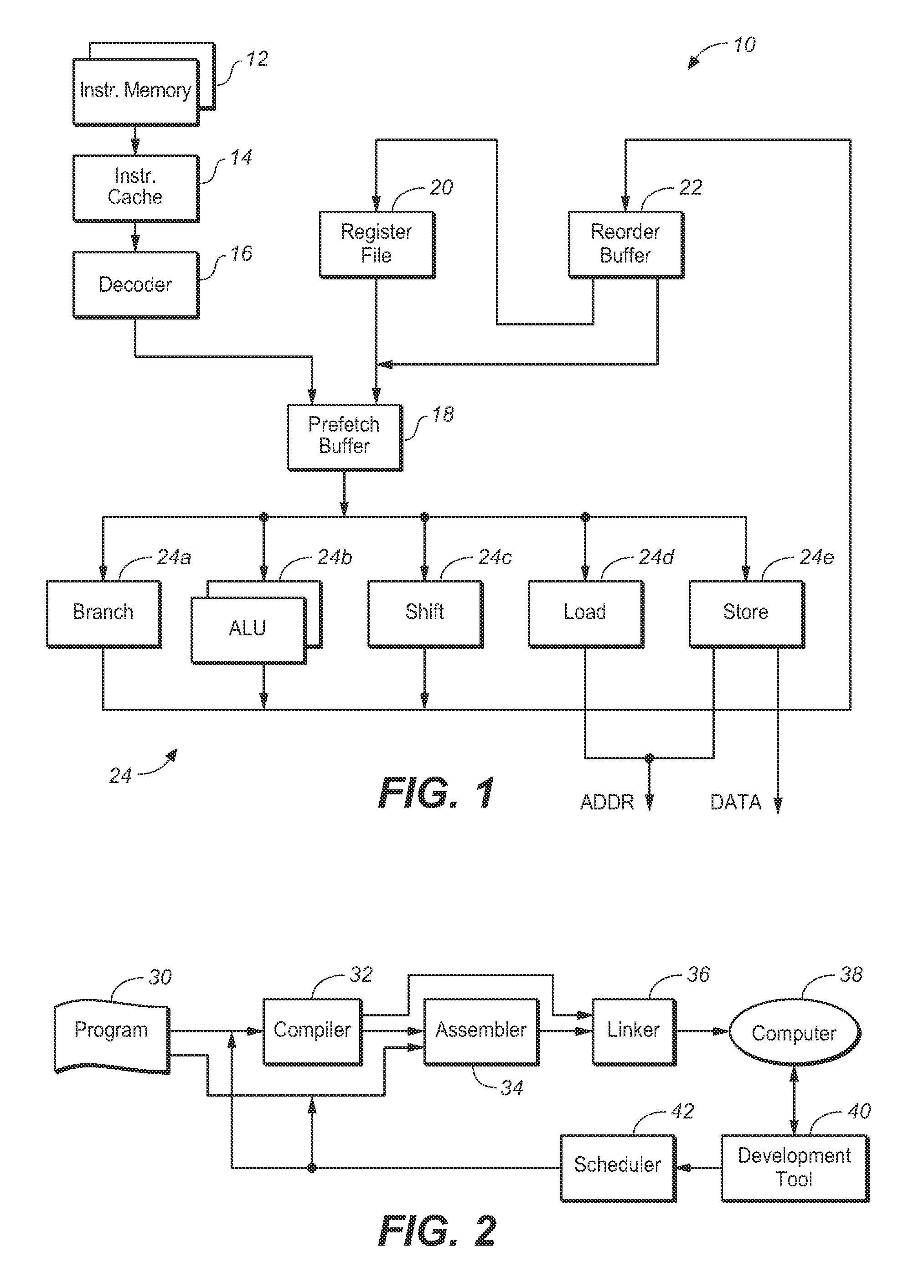 User interface software development tool and method for enhancing the sequencing of instructions within a superscalar microprocessor pipeline by displaying and manipulating instructions in the pipeline