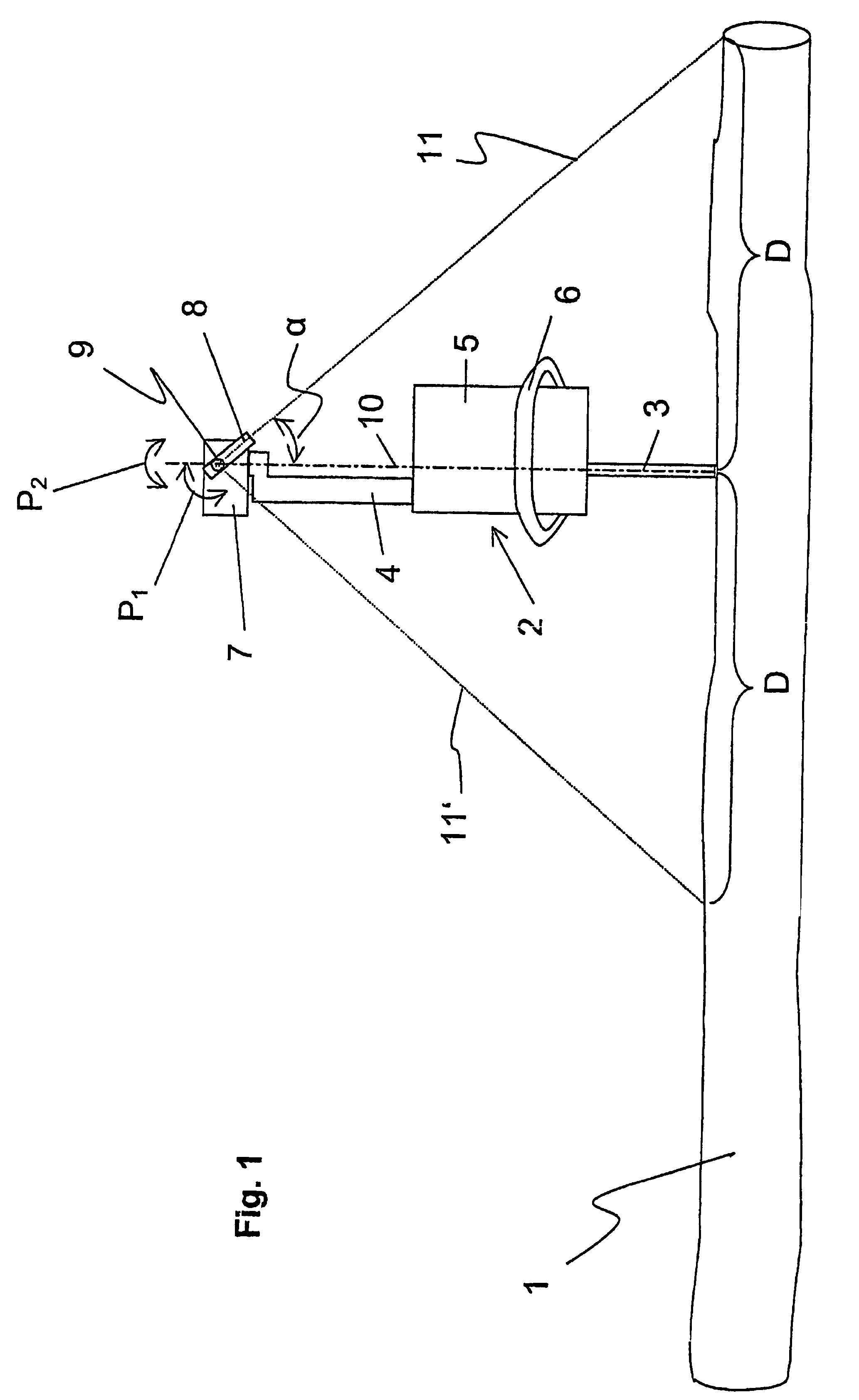 Power saw comprising a display device