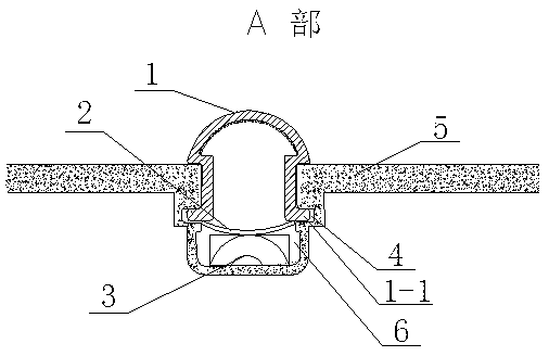 LED luminous lamp pole