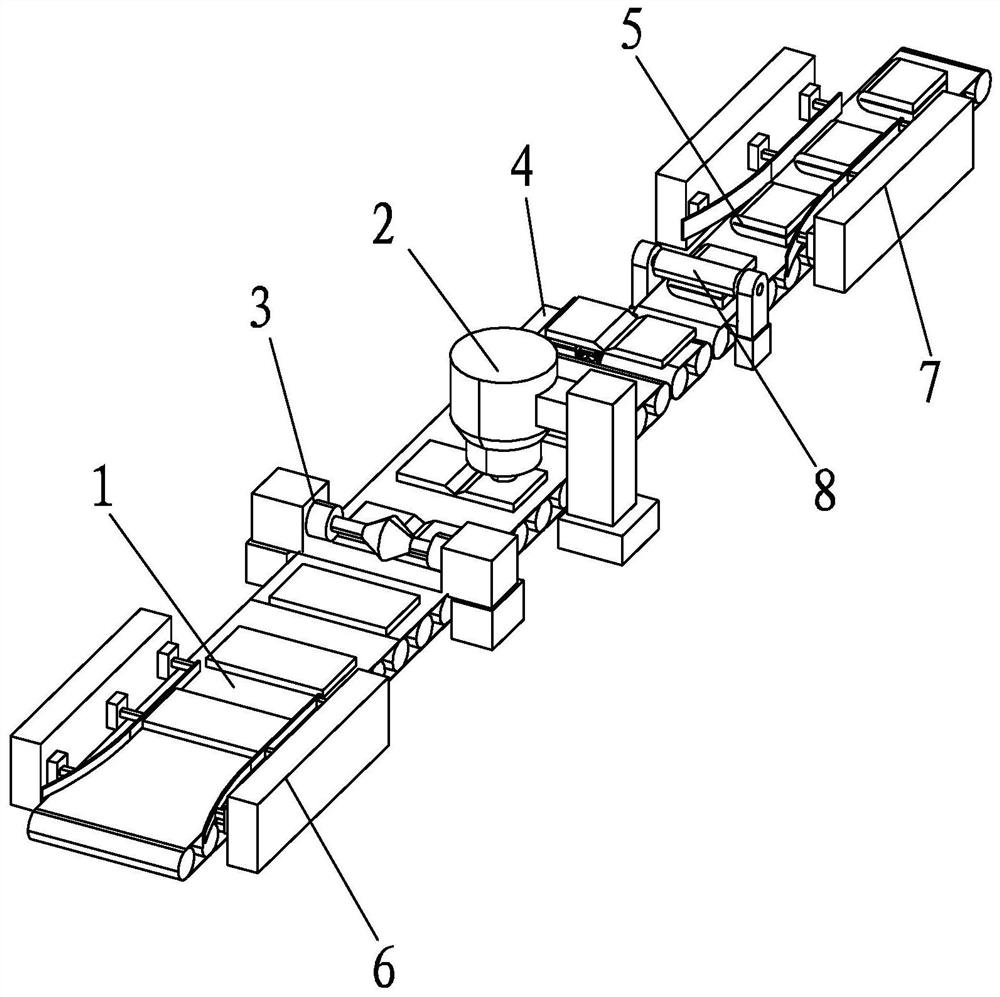 Sandwich bread producing and processing device