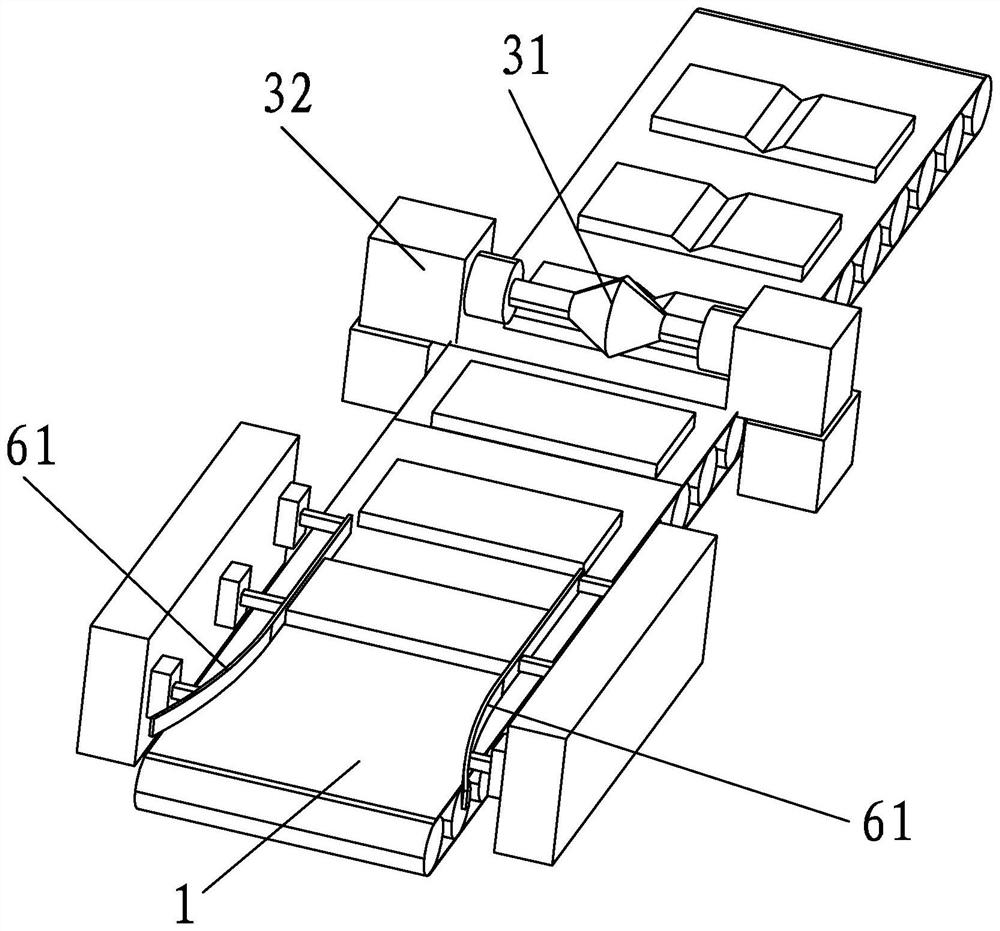 Sandwich bread producing and processing device