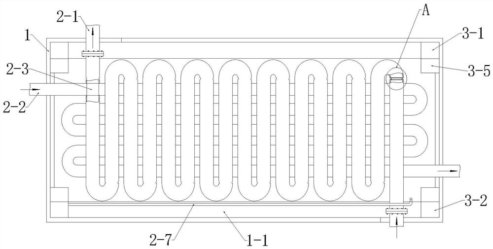 Cross-flow heat exchange equipment based on thermal convection process