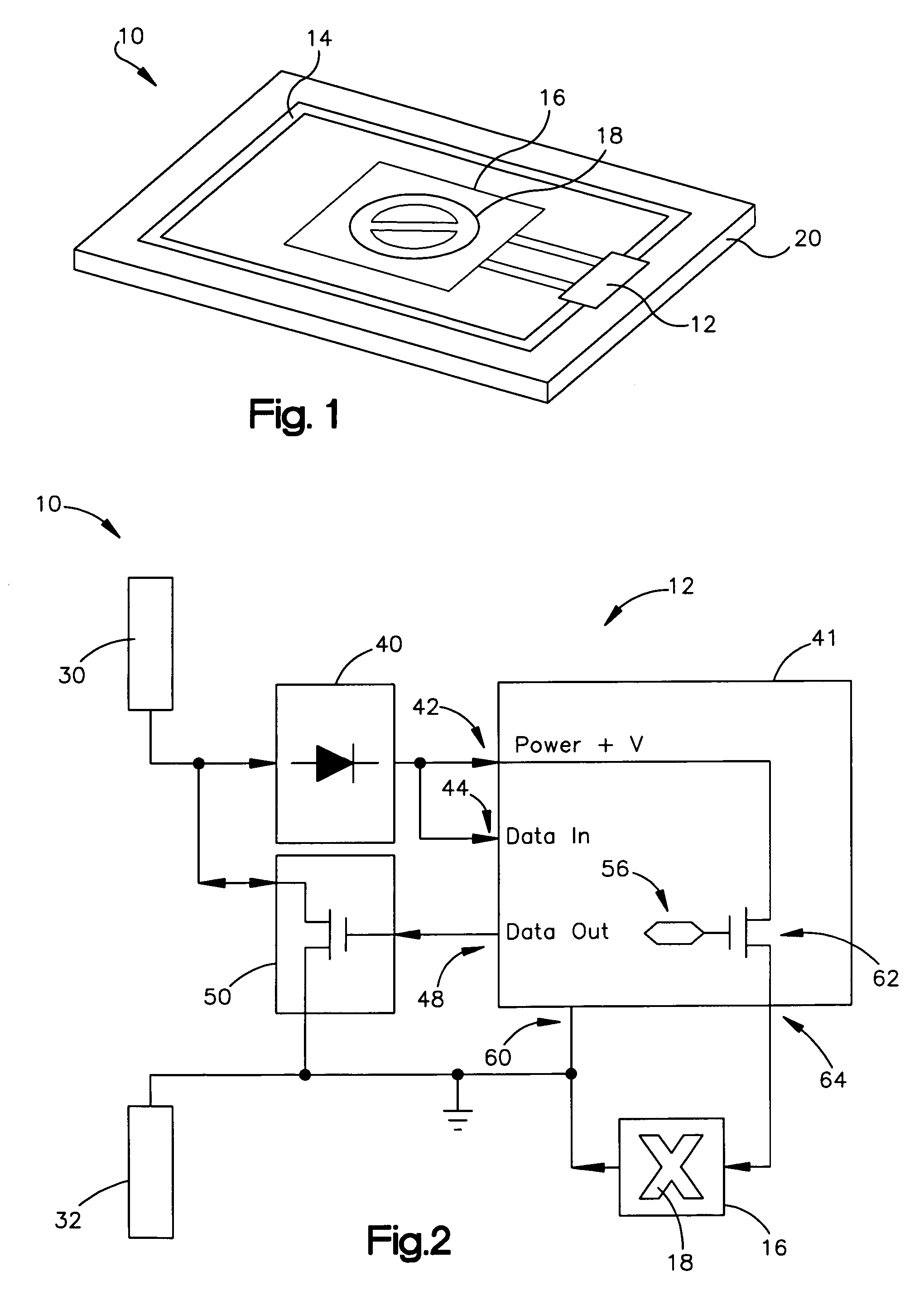 Radio frequency identification device with visual indicator