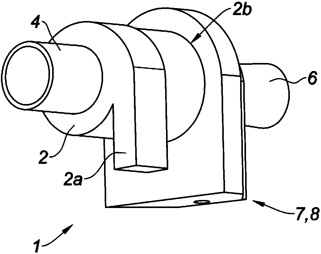 Device for suction and decantation of a crankcase gas and associated installation