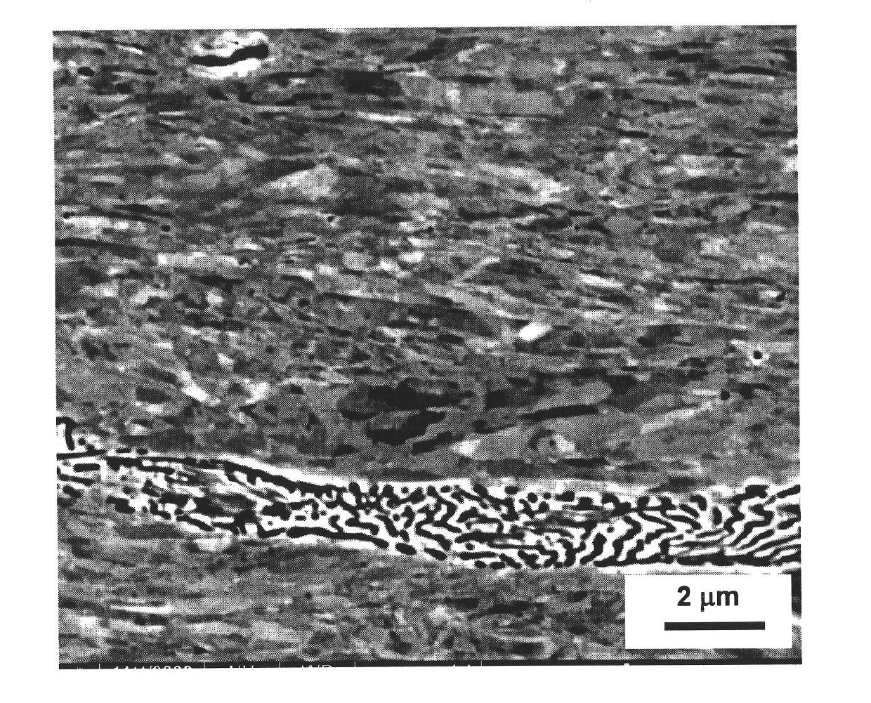 Block nano structure low-carbon steel and manufacturing method thereof