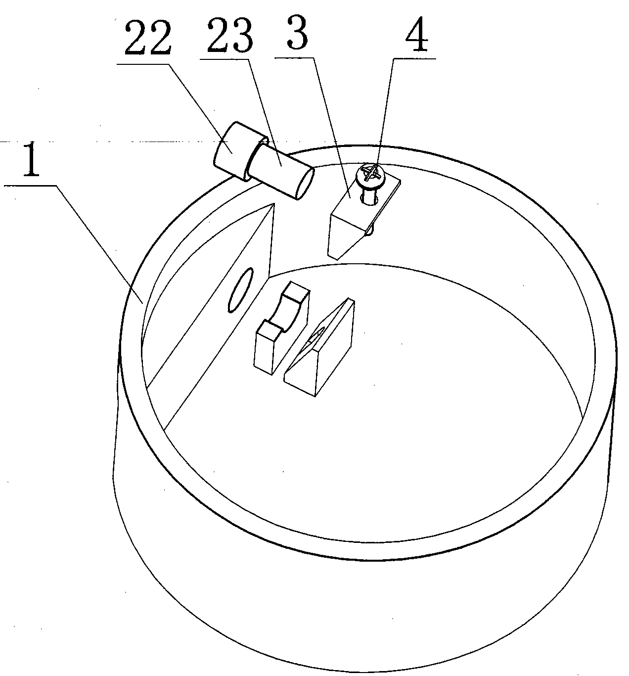 Extruded sealing structure of charging port, shell and light fitting