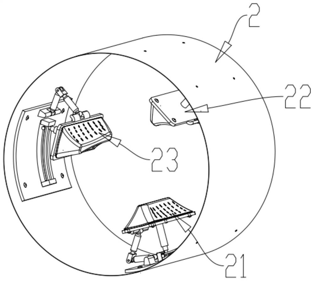 Lifting rib devices of washing machine, washing machine with lifting rib devices and control method