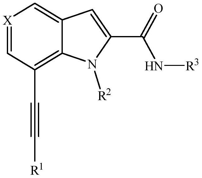 A kind of alkyne compound, preparation method and application thereof