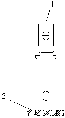 A kind of installation method of ro-ro movable deck guide rail structure