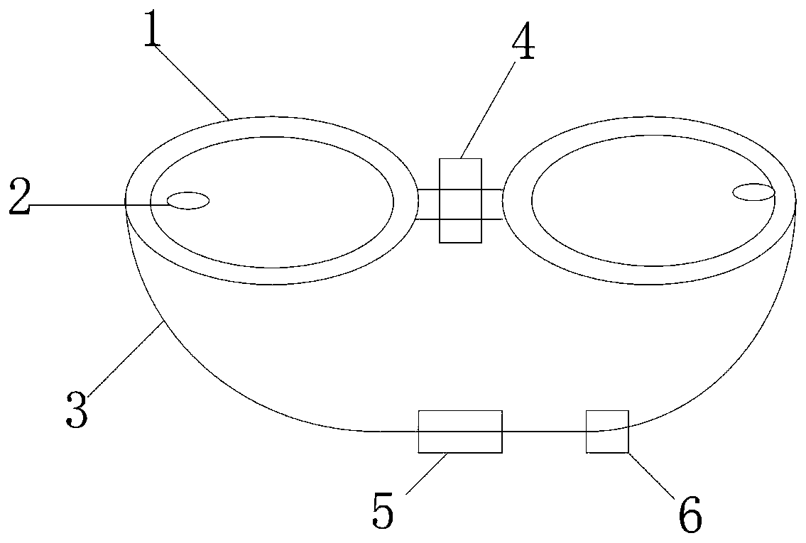 Flushing and collecting device for ophthalmic use