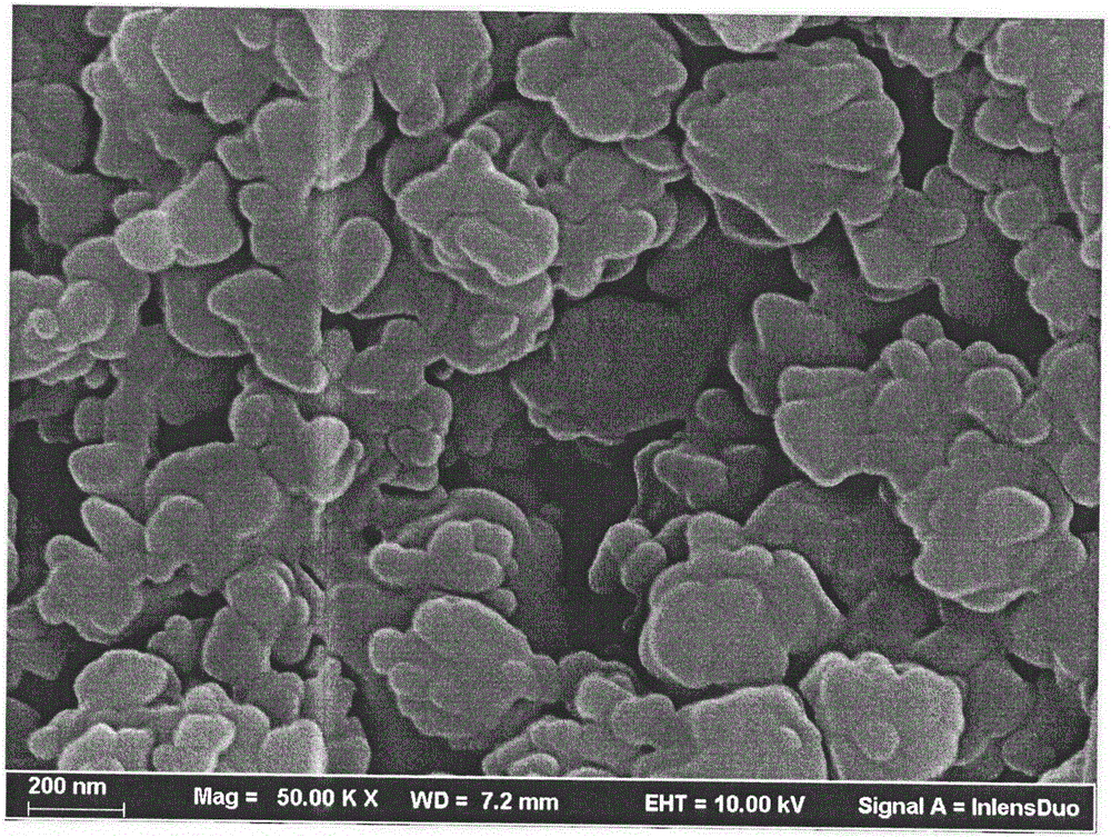 Method for temperature-programmed synthesis of nanometer ZSM-5 molecular sieve used for methanol to propylene