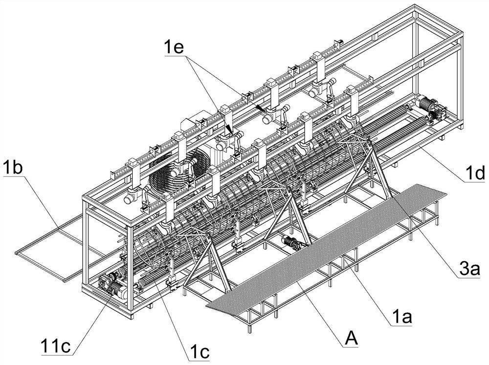 Full-automatic reinforcement cage welding machine