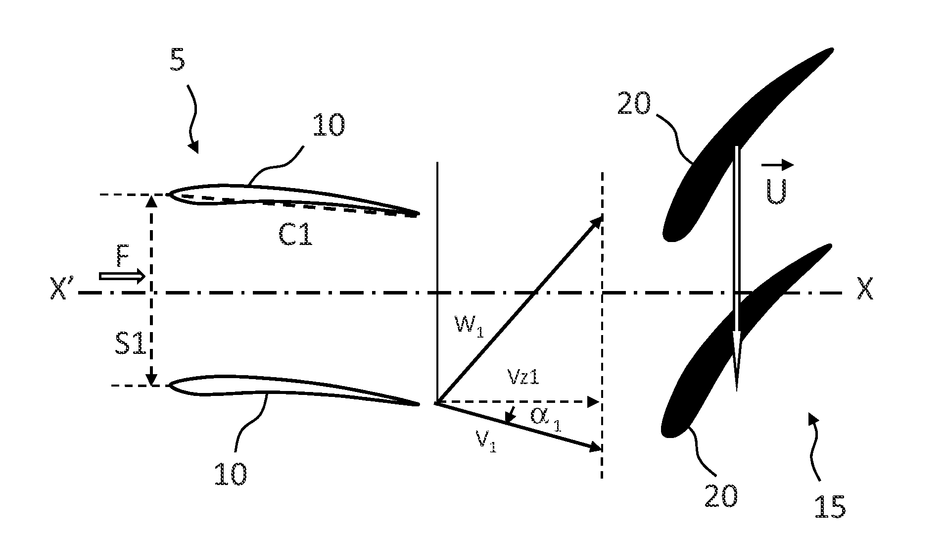Compression assembly for a turbine engine