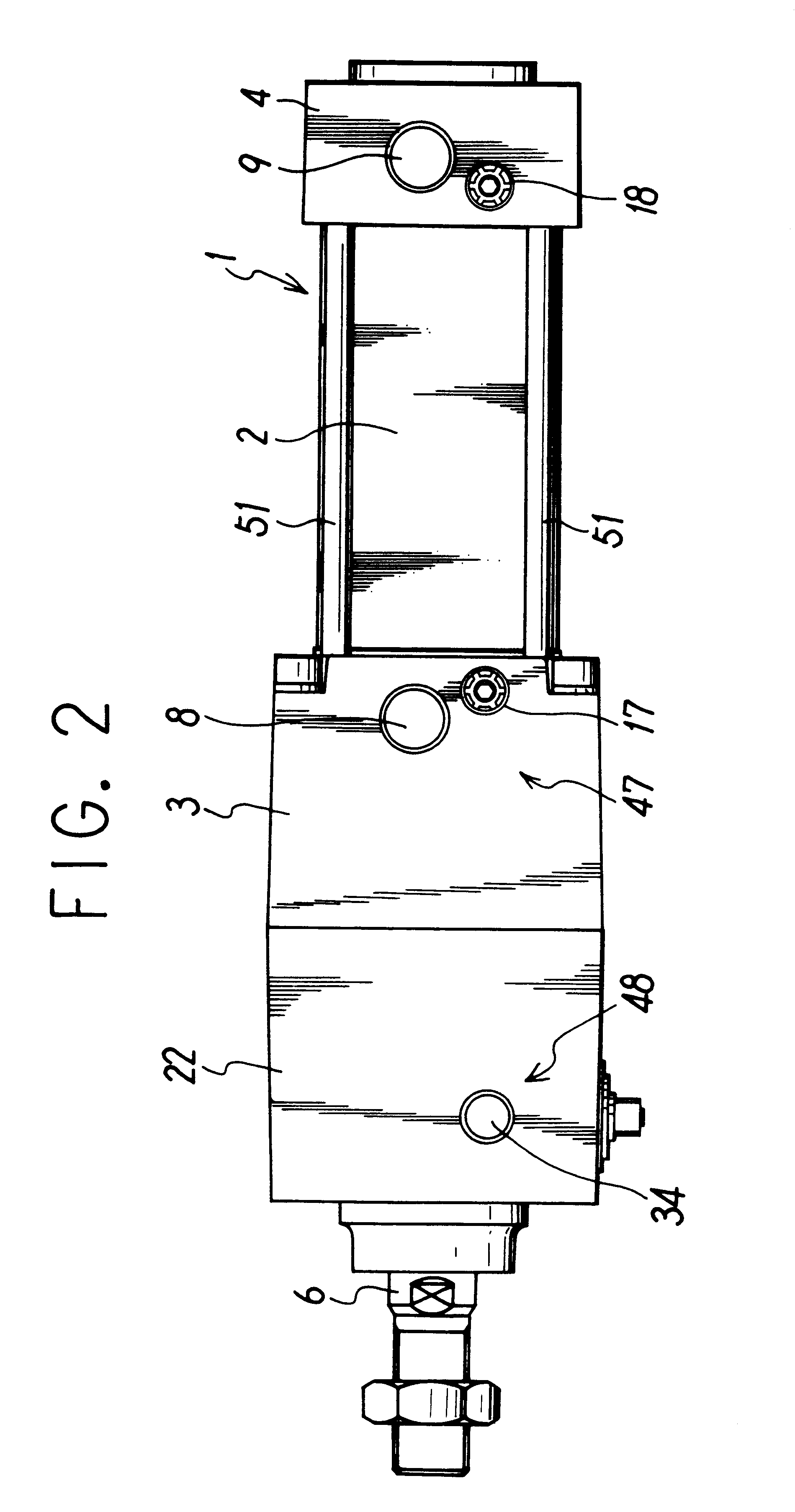 Fluid pressure cylinder with a lock mechanism