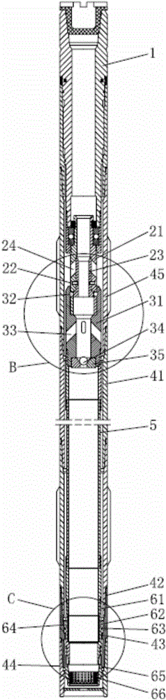 Hydraulic pressure type coring tool