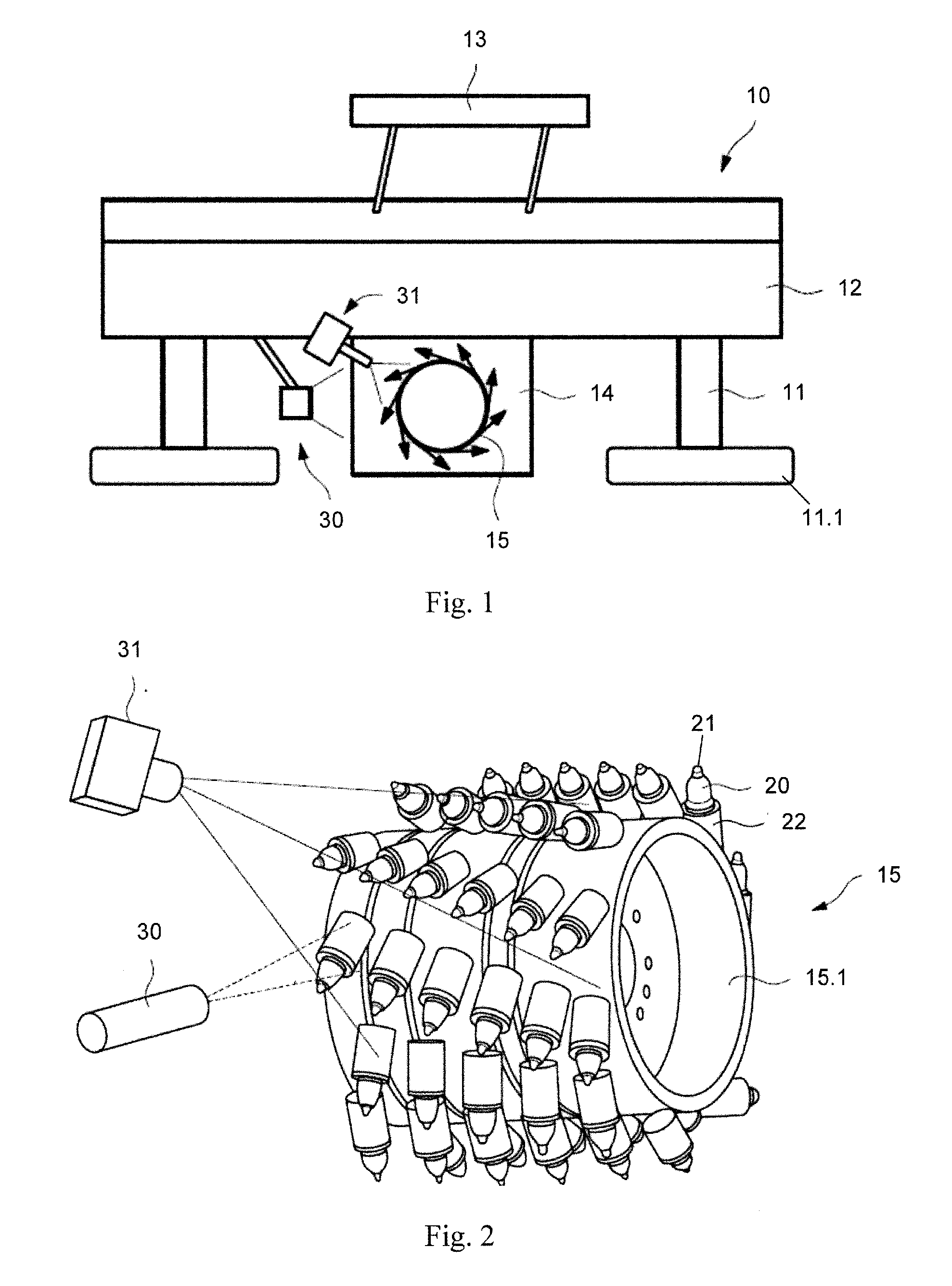 Earth Working Machine And Method For Wear-Optimized Operation Of An Earth Working Machine