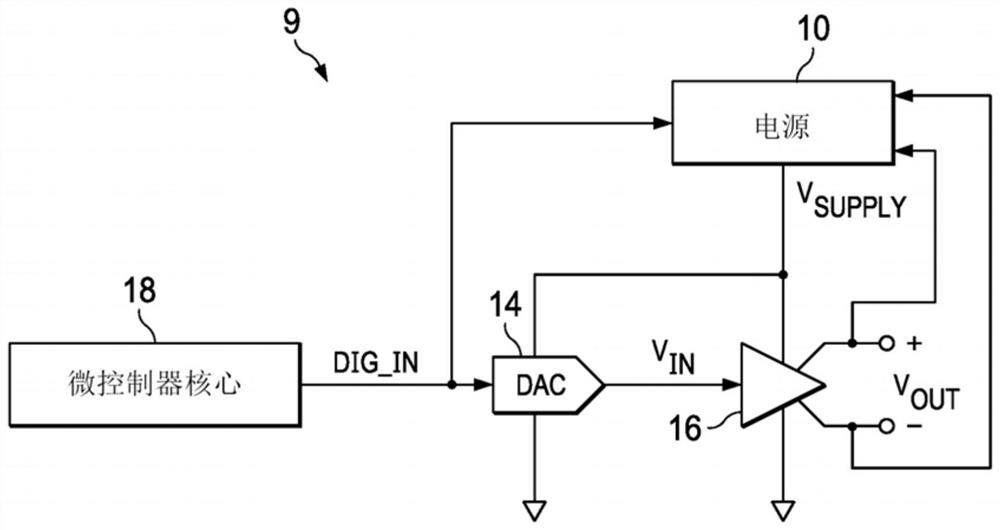 On-chip inductor with audio headphone amplifier