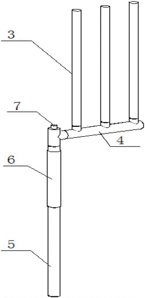 Underground gravity heat pipe direct heating device