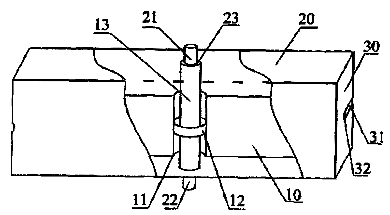 Indoor unit of split wall-mounted air conditioner capable of rotating horizontally