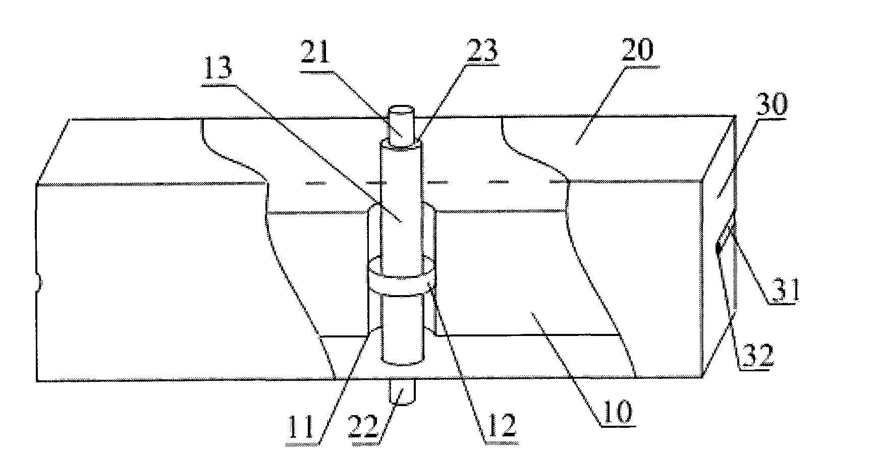 Indoor unit of split wall-mounted air conditioner capable of rotating horizontally