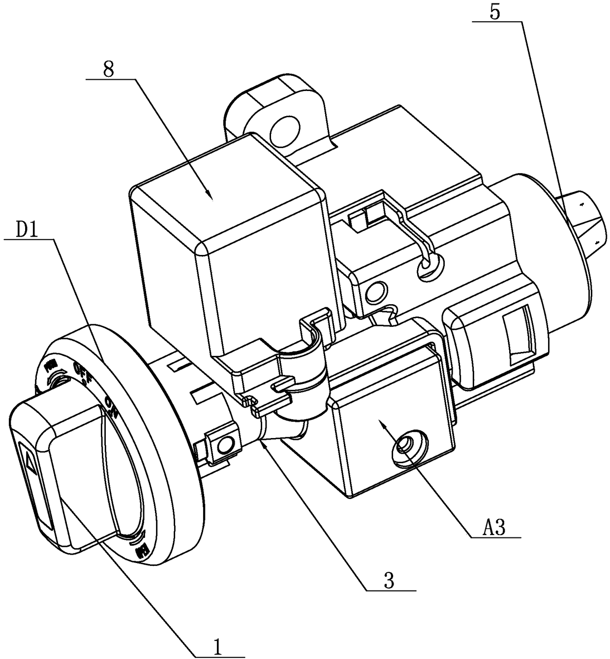 Ignition switch lock supporting key-free starting and key-employed starting