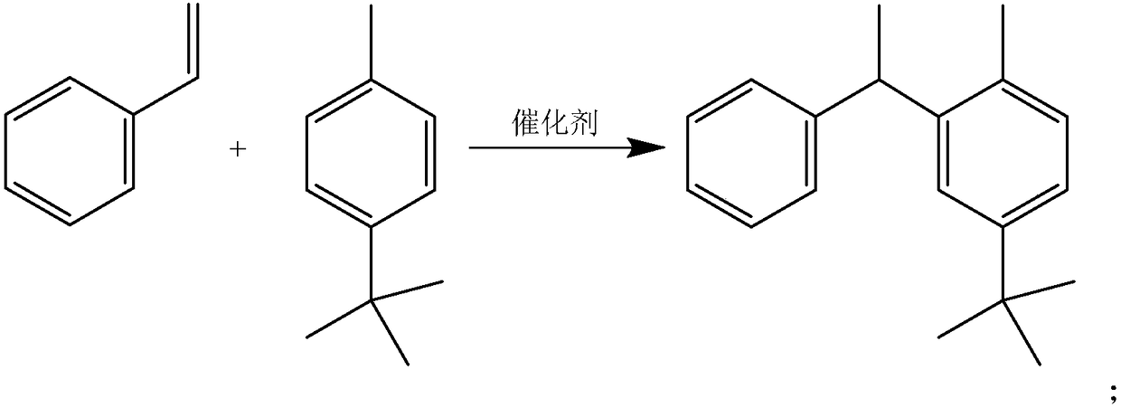 1-phenyl-1-(p-tert-butyltolyl)ethane and its synthesis method