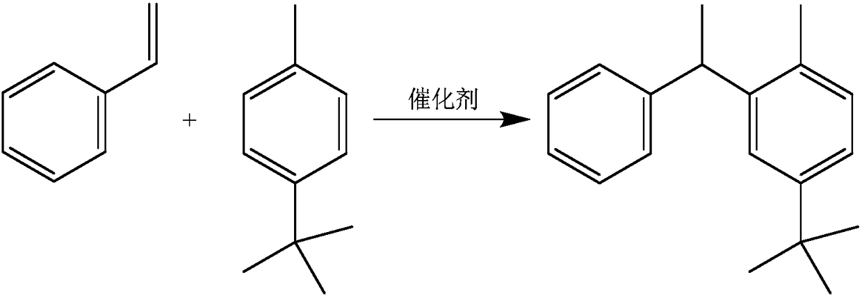 1-phenyl-1-(p-tert-butyltolyl)ethane and its synthesis method