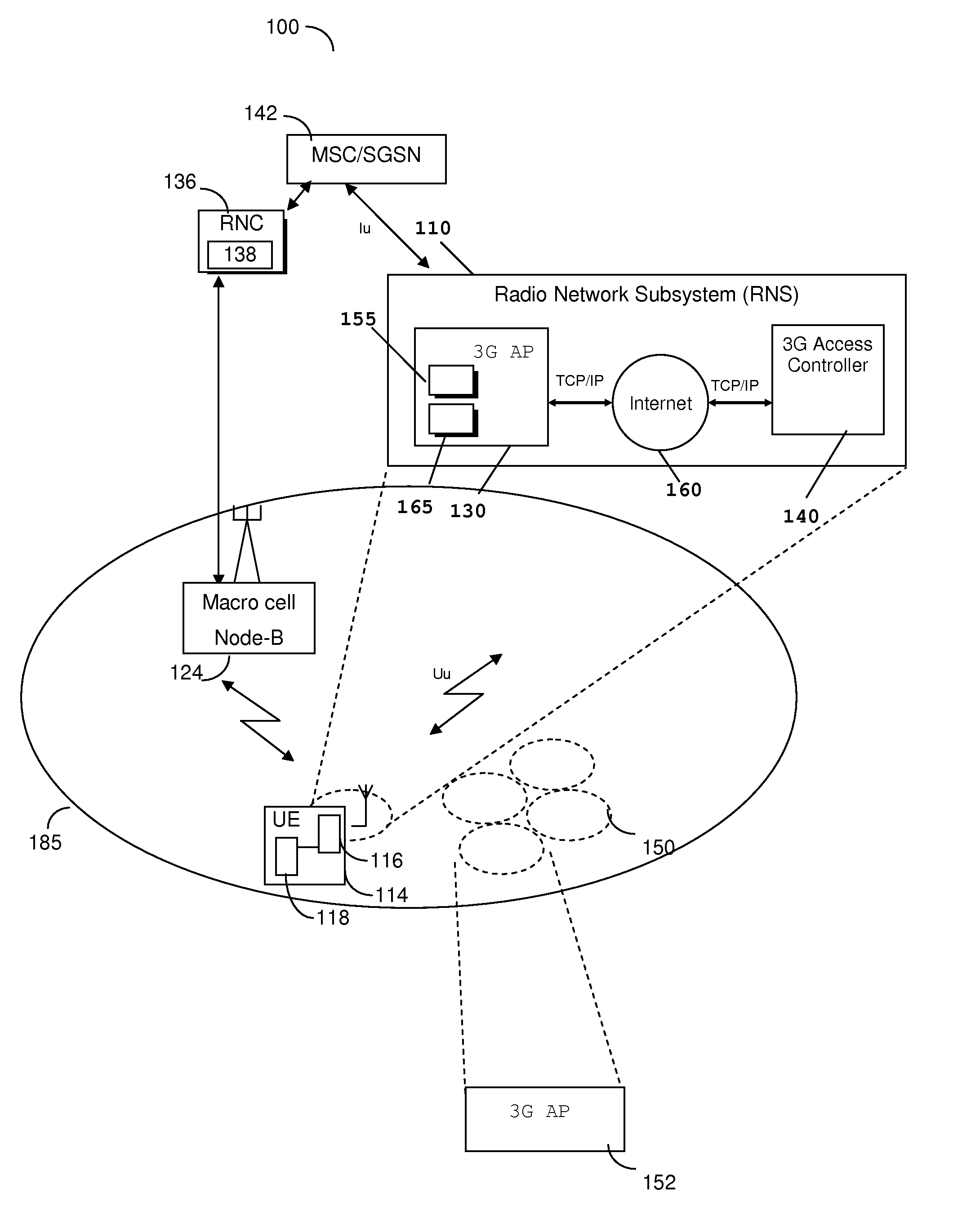 Method and apparatus for obtaining an address associated with a neighbouring cell of a cellular communication network