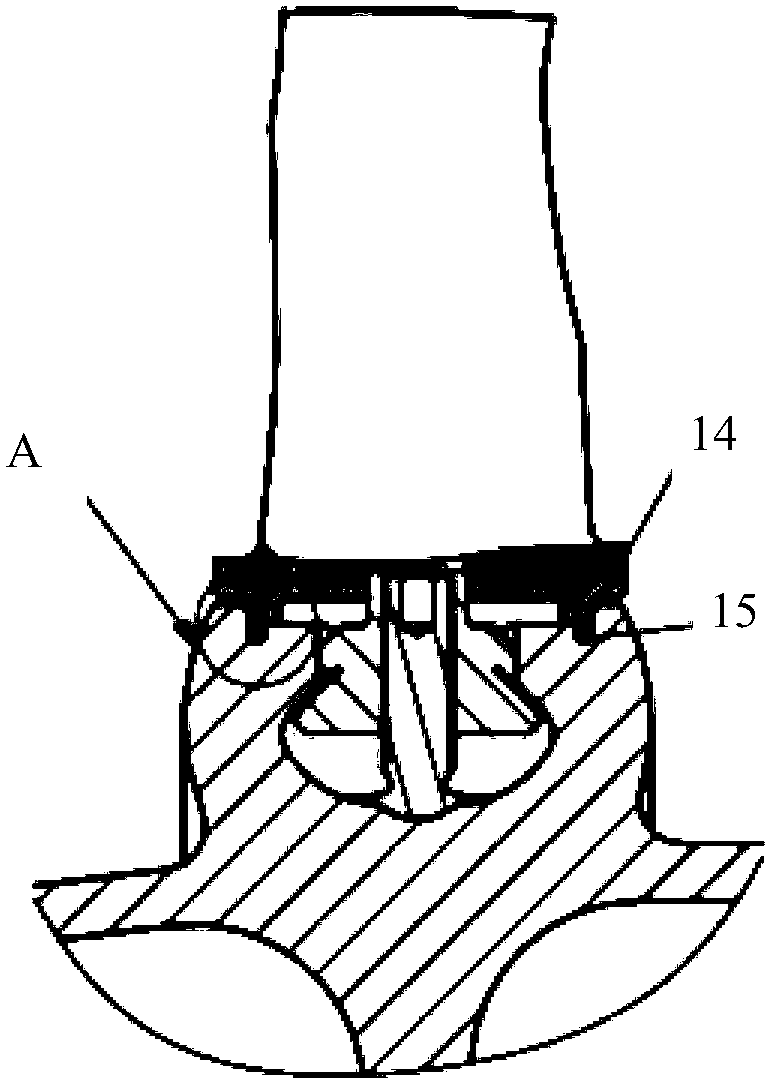 Axial-flow type aeroengine rotor