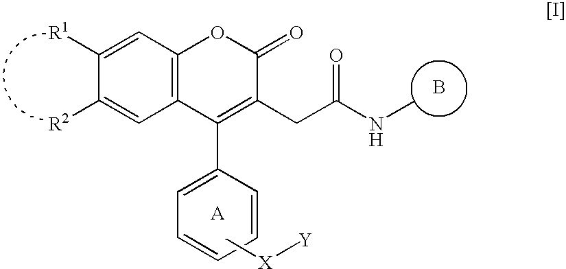 Coumarin derivatives, process for their production and use thereof