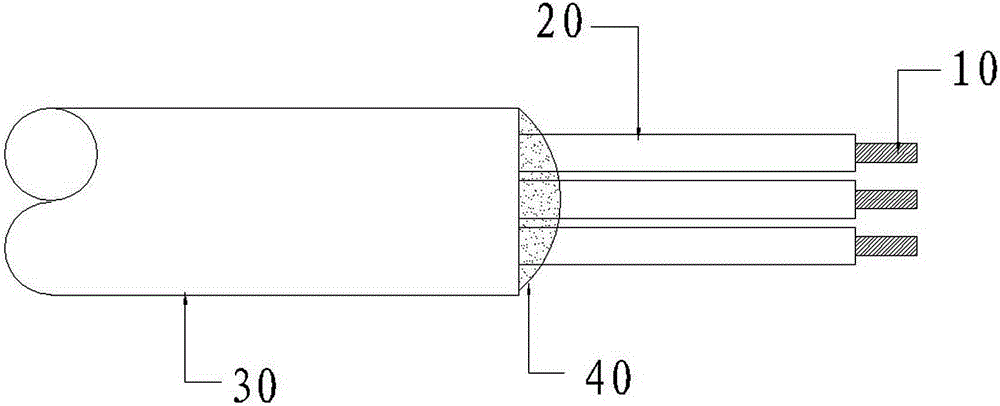 Manufacturing method of cable having waterproof outer sheath structure