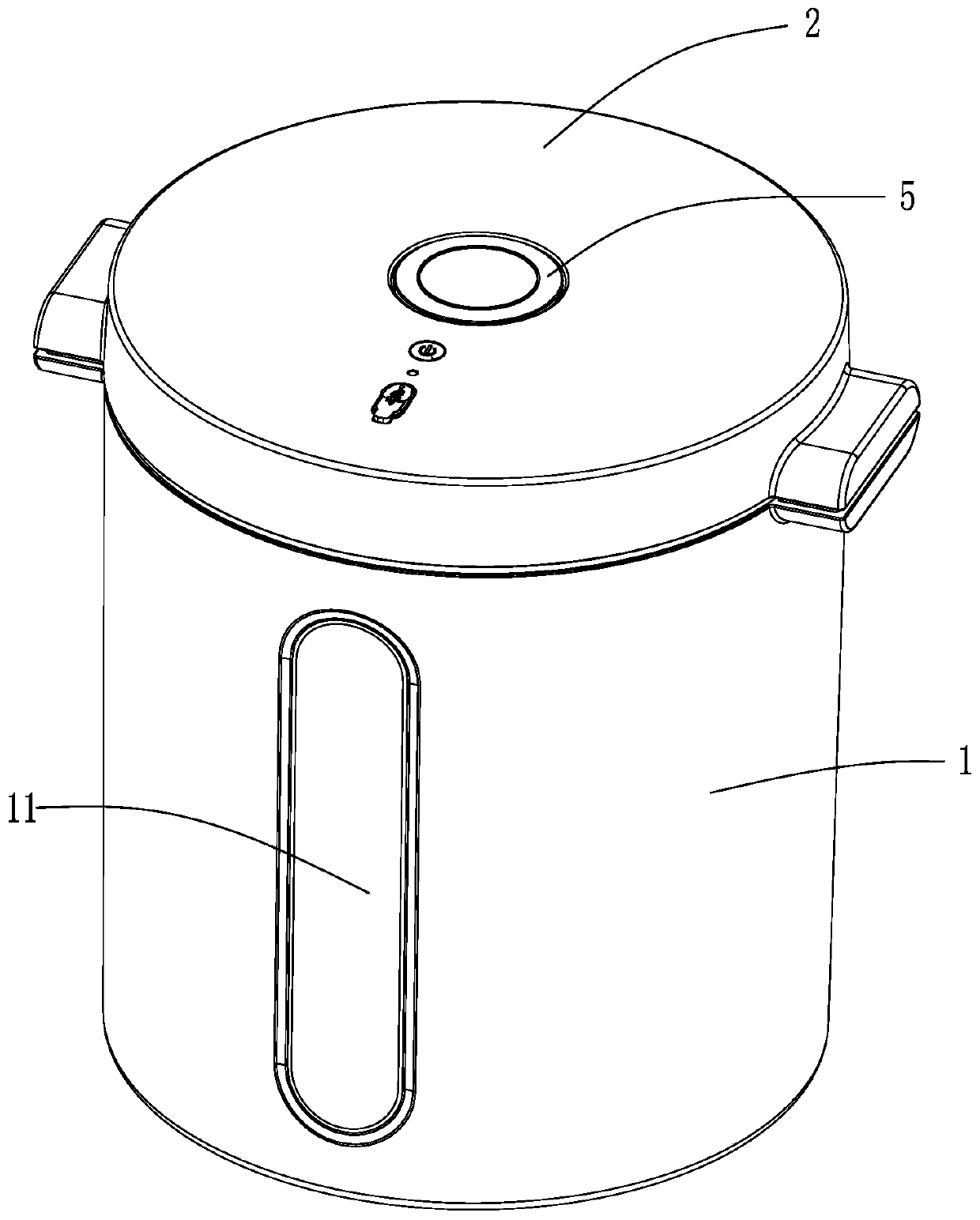 Vacuum storage bucket