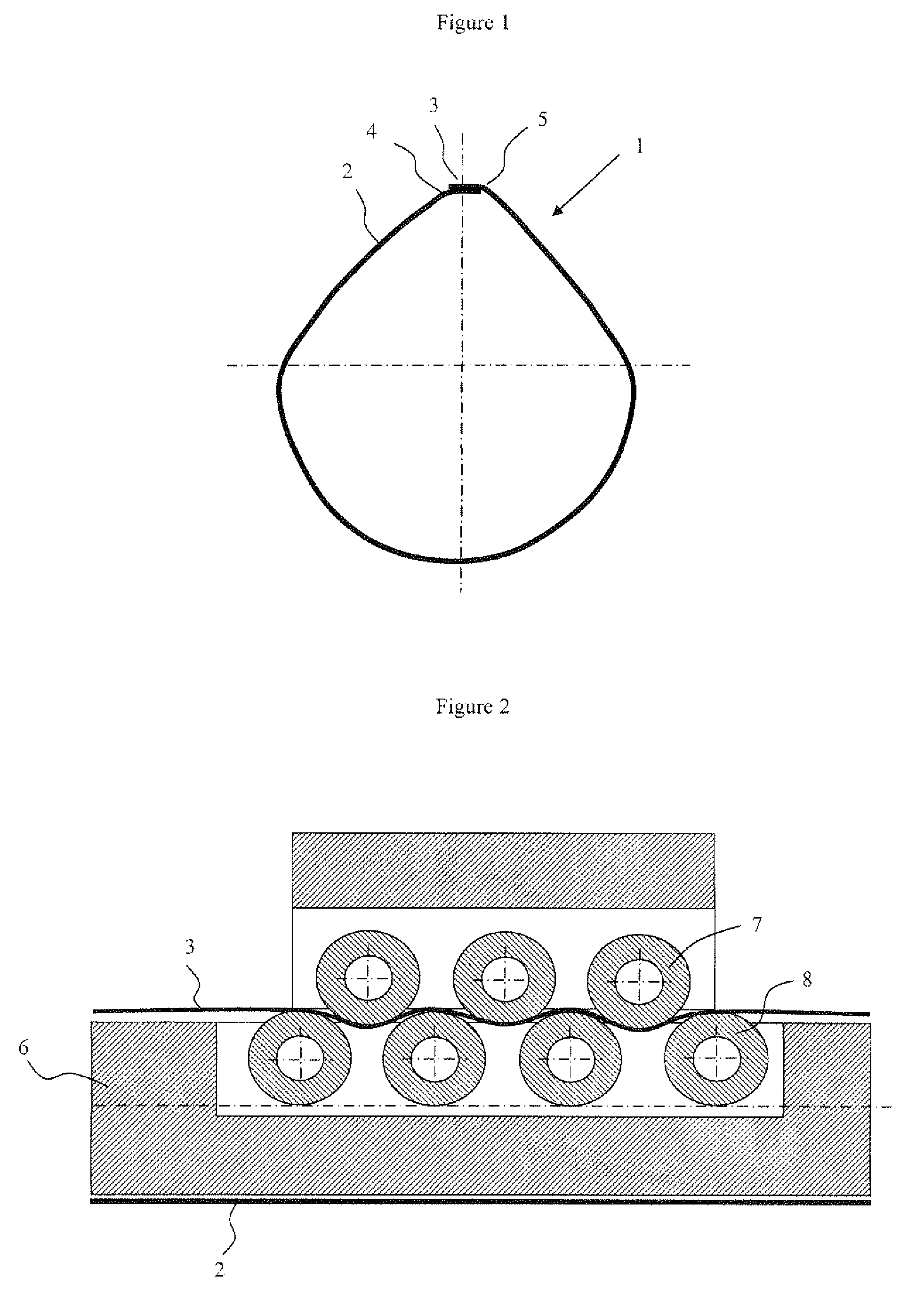 Method for manufacturing tubes by welding