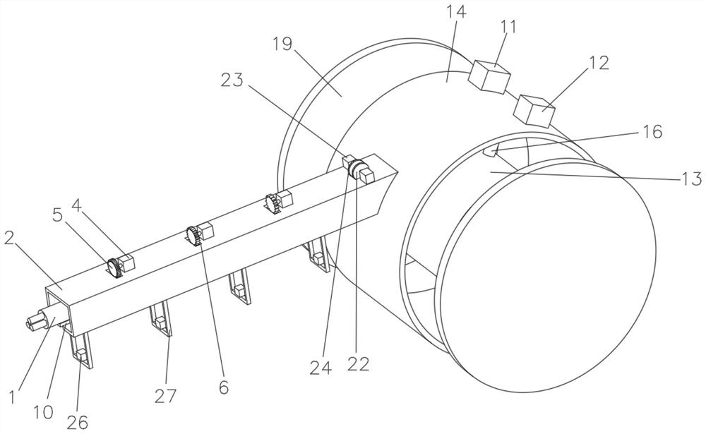 A self-propelled cable laying device