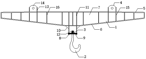 Steel box beam transferring auxiliary device and operation method