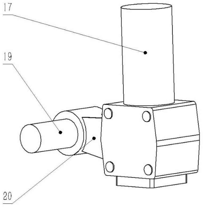 Old pipeline inspection robot based on telescopic wheel train