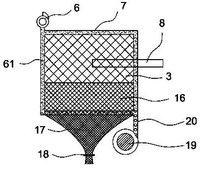 Bait throwing device for net cage