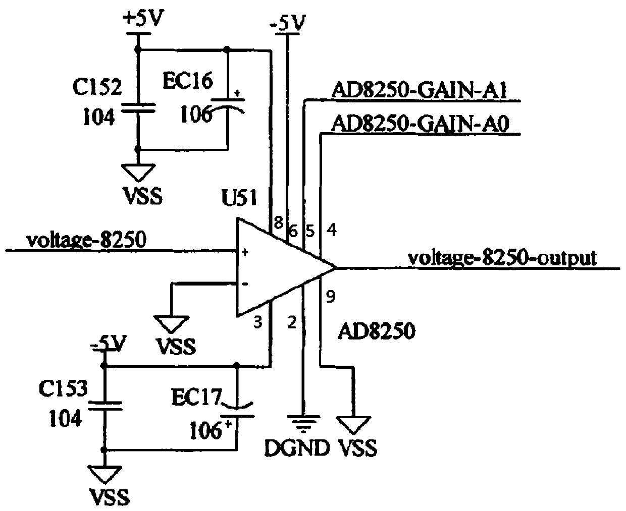 Power quality analyzer circuit