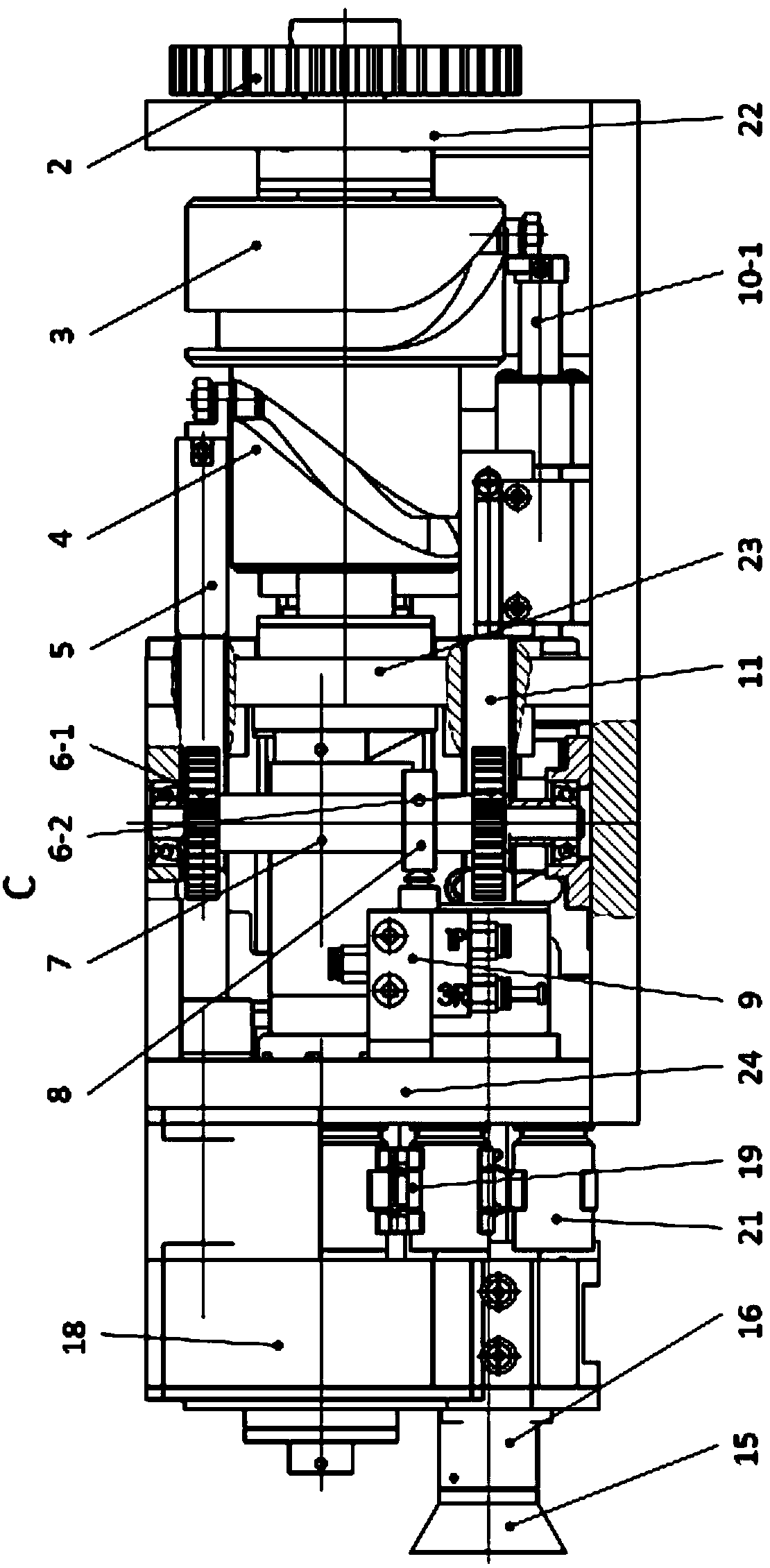 Light and small target continuously launching device