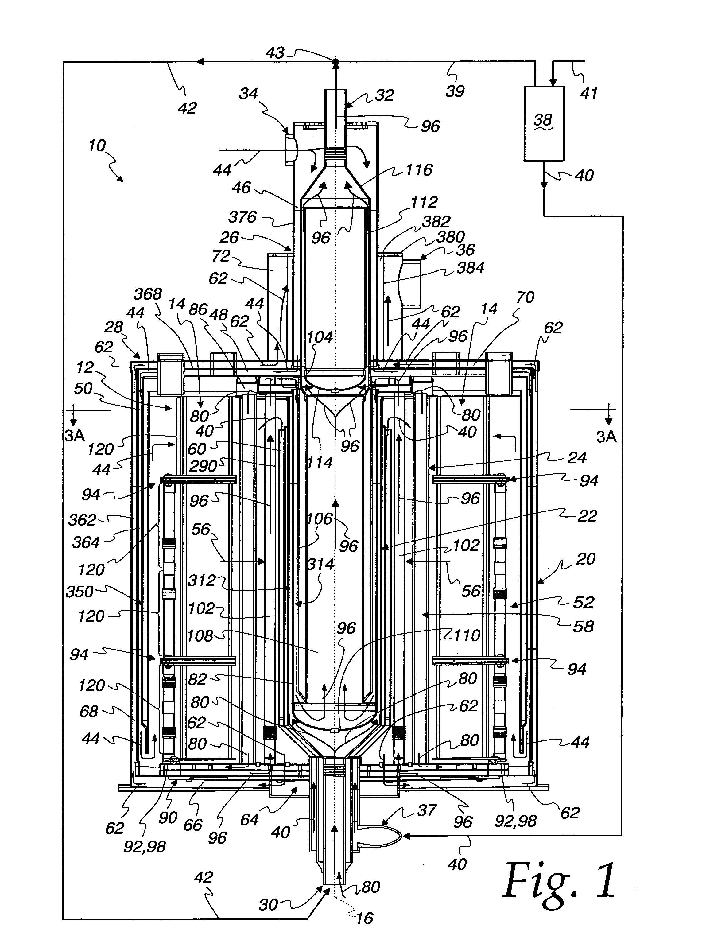 Integrated solid oxide fuel cell and fuel processor