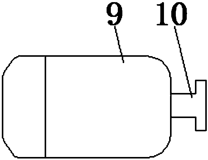 Tea dust separating device for tea leaf production