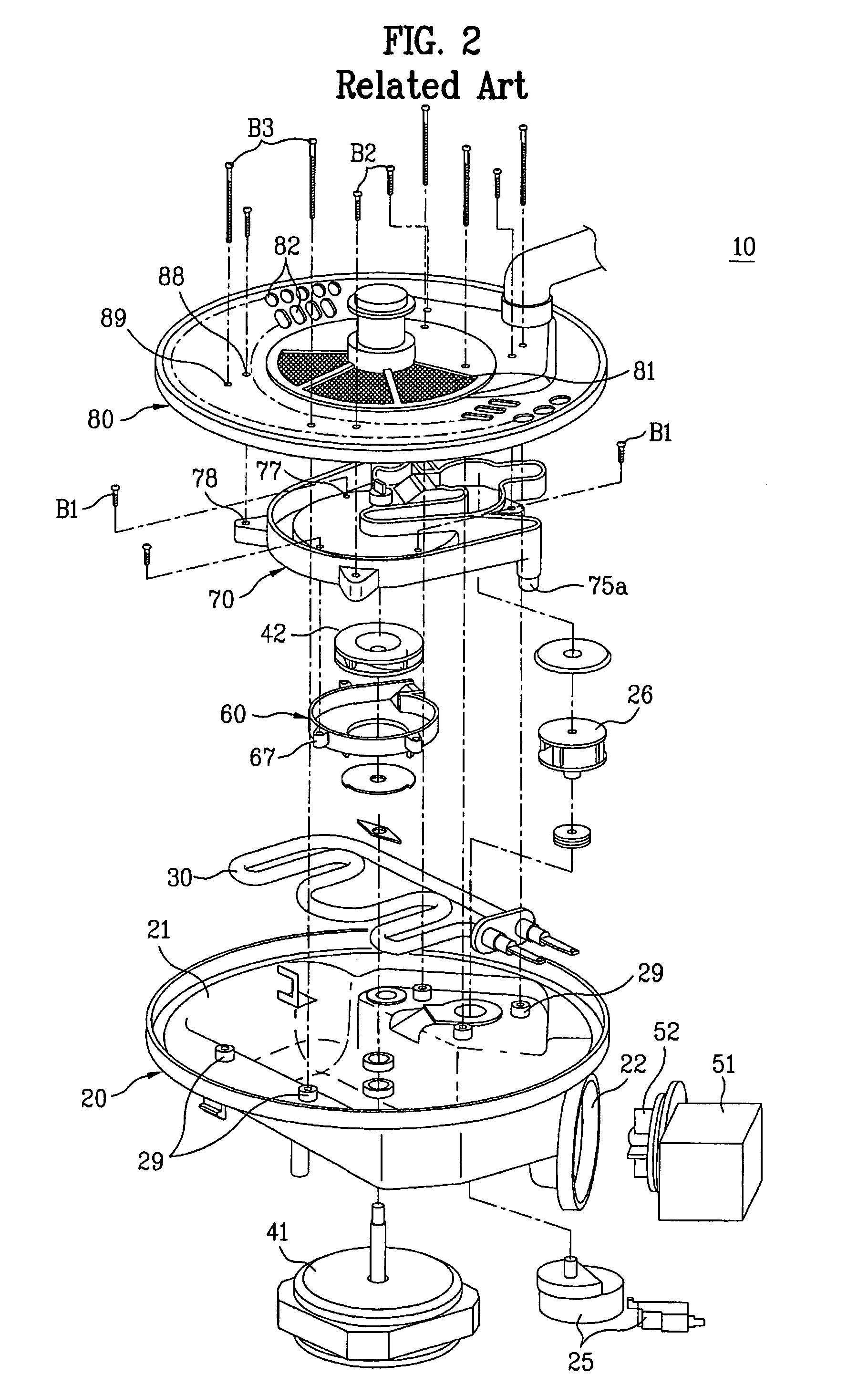 Drive unit for dish washing machines