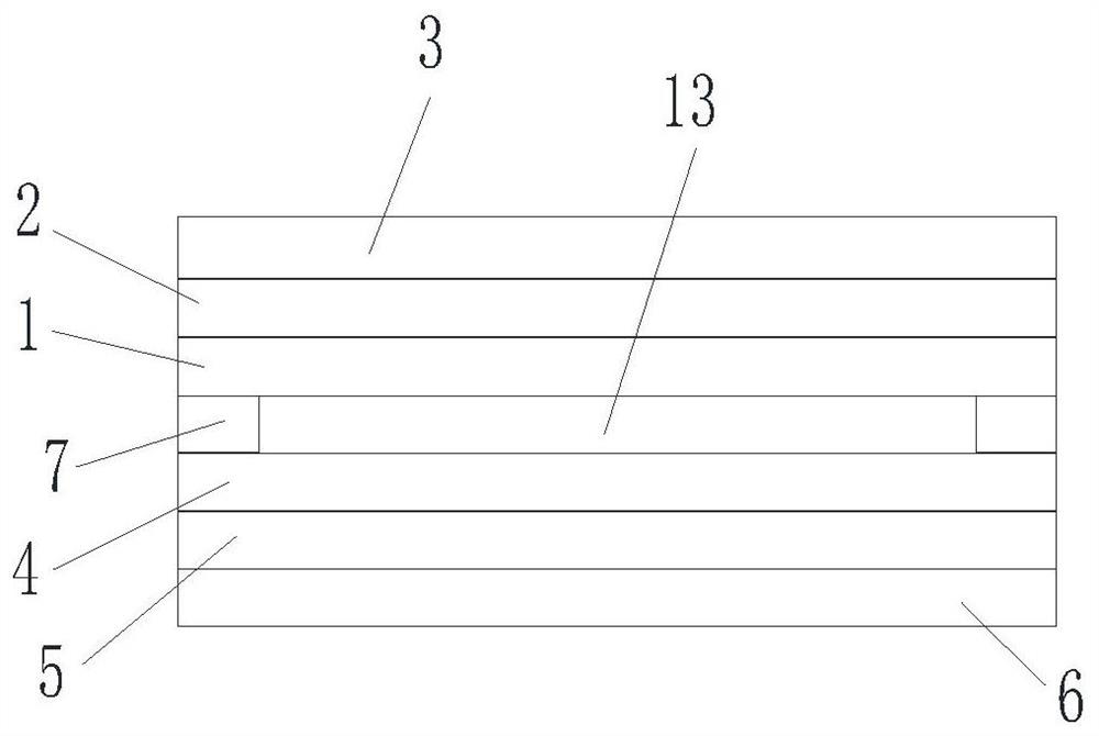 Laser radar composite view window and preparation process thereof