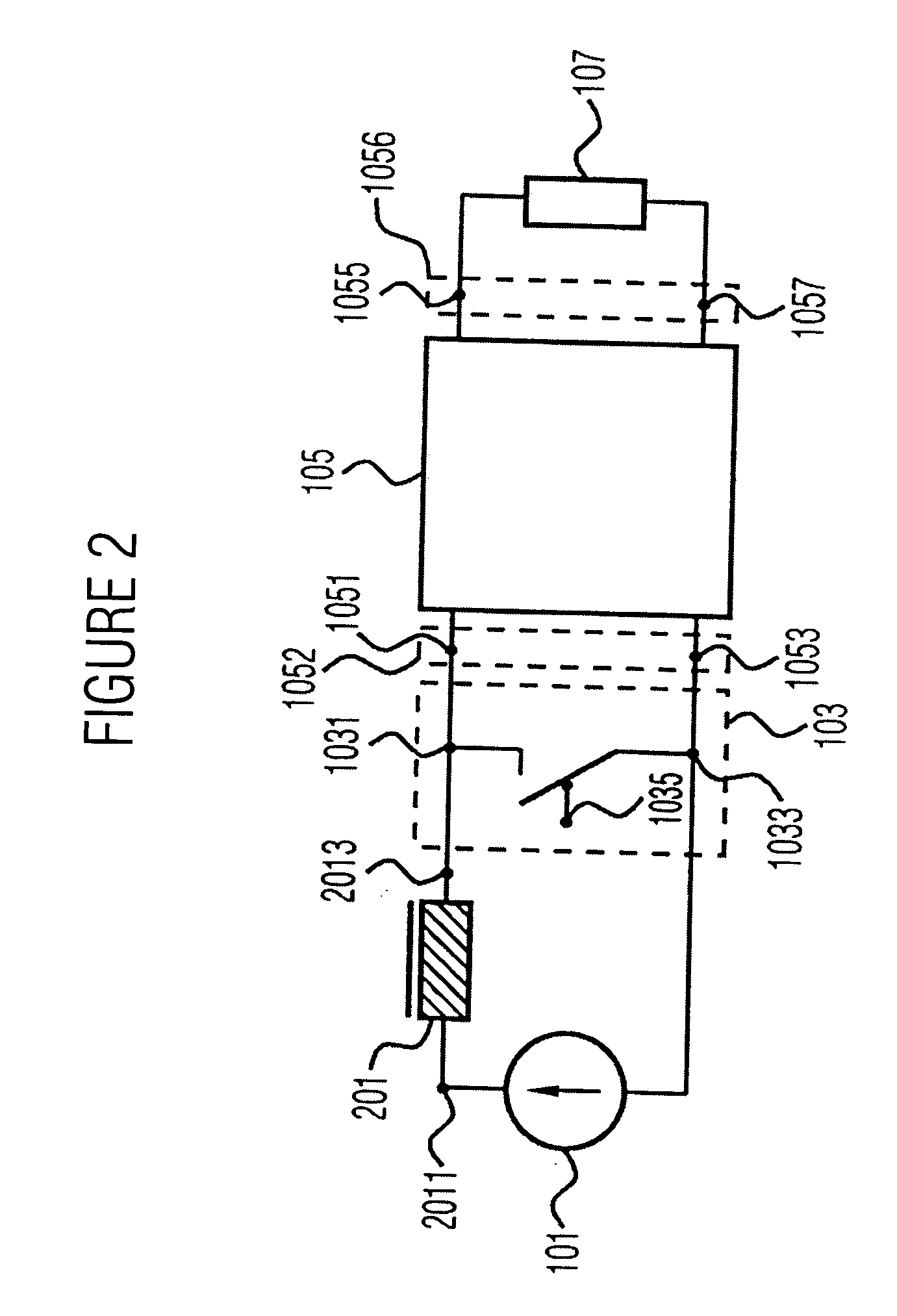Resonance converter with voltage regulation and method of driving variable loads
