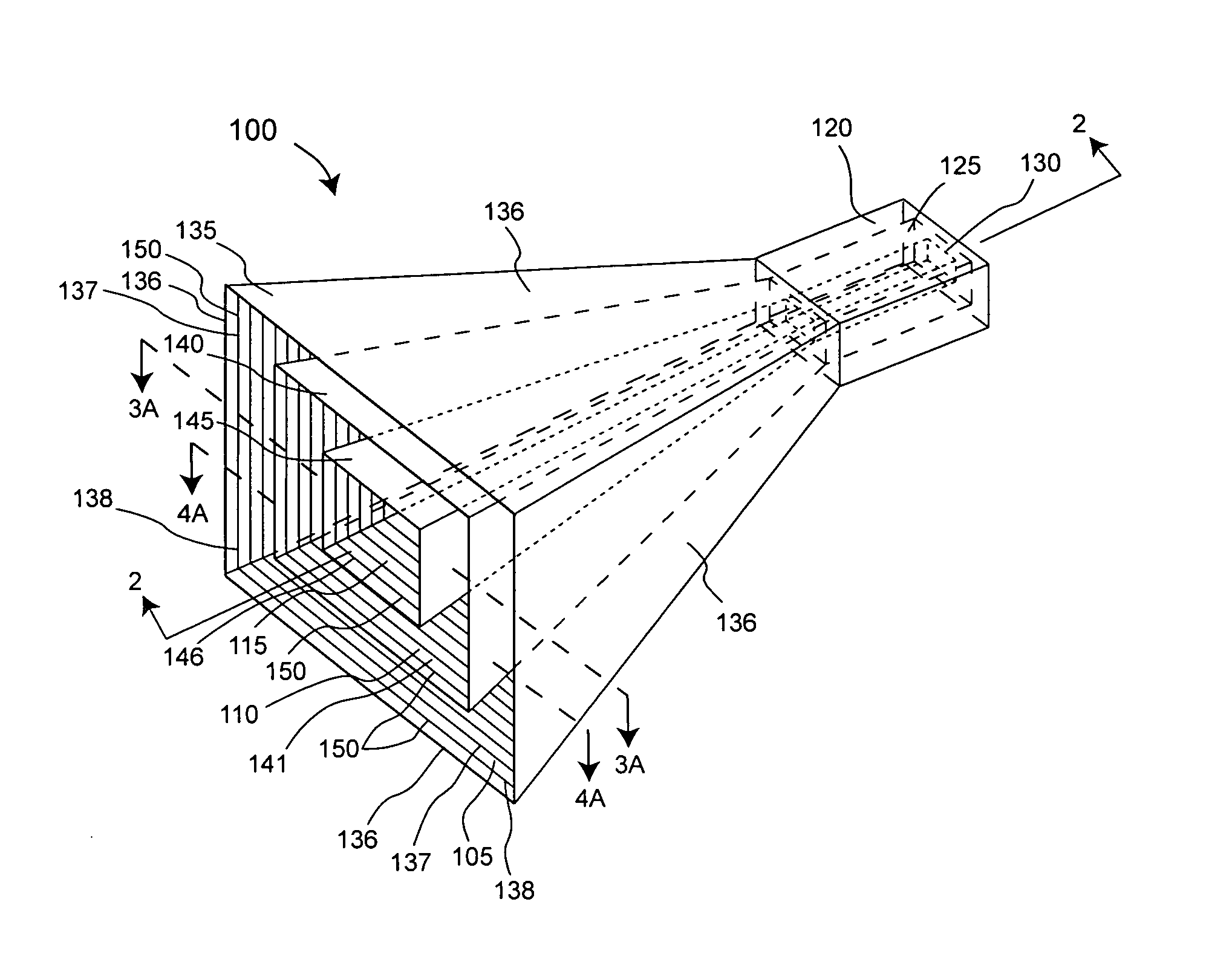 Multi-band horn antenna using corrugations having frequency selective surfaces
