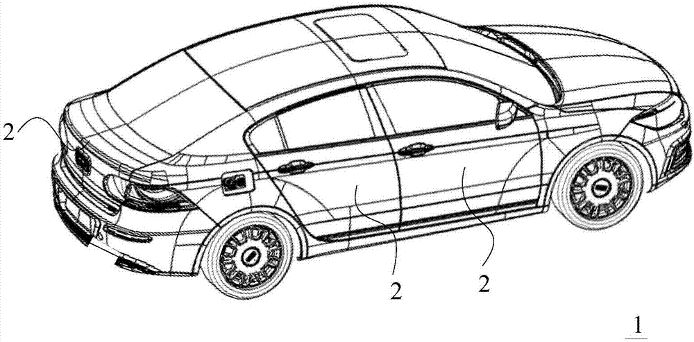 Vehicle door, manufacturing method of vehicle door, reinforcing structural body as well as vehicle using vehicle door