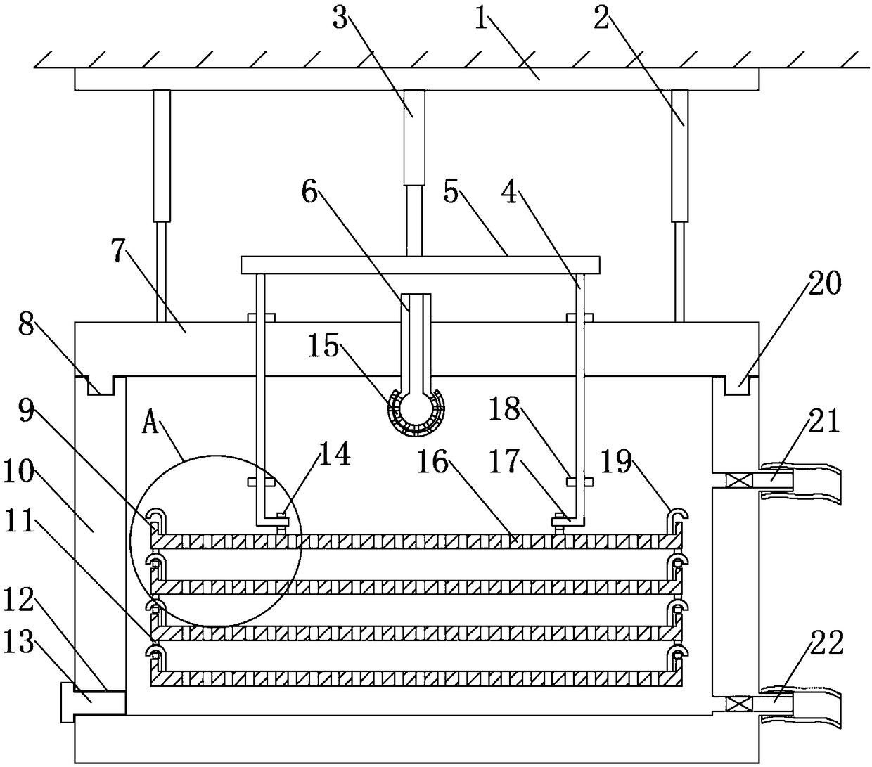 Enclosed automatic food pickling machine