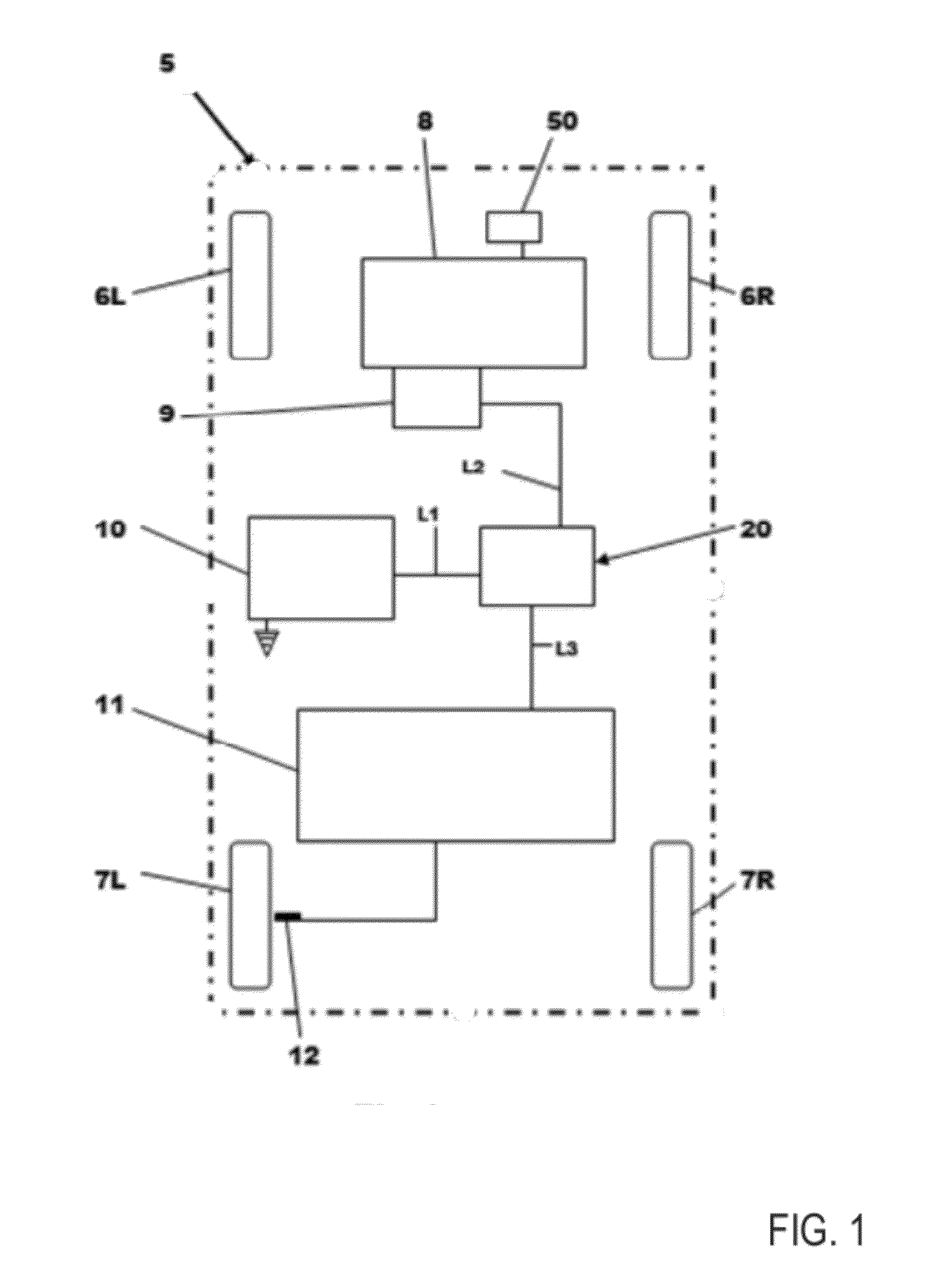 Method and apparatus for limiting in-rush current to a starter motor of a vehicle
