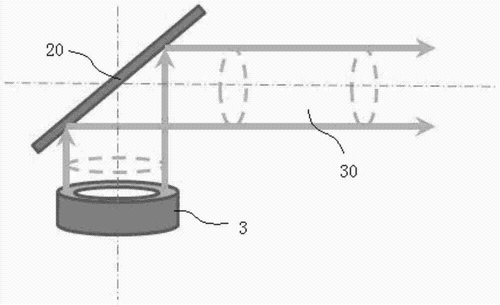 Laser bird dispelling device and bird dispelling method for overhead transmission line