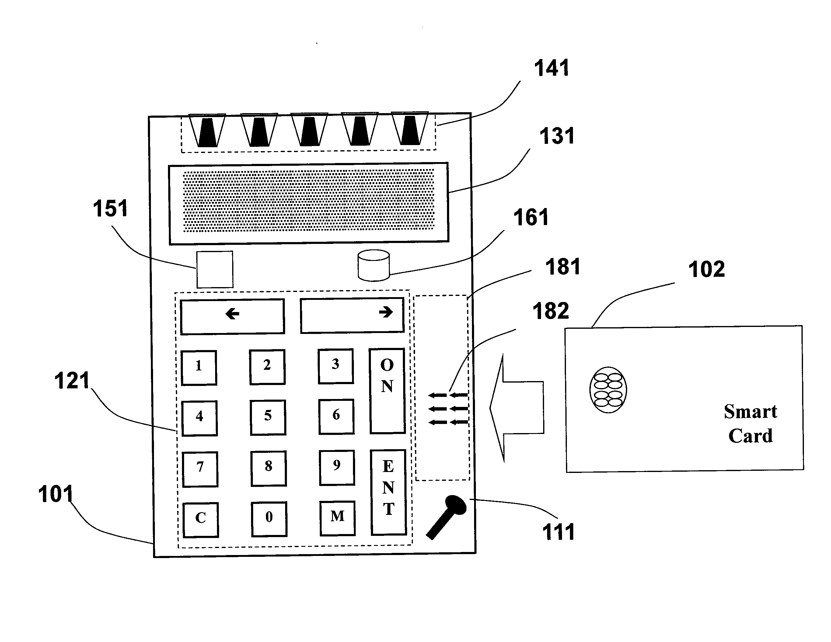 Strong authentication token with acoustic data input